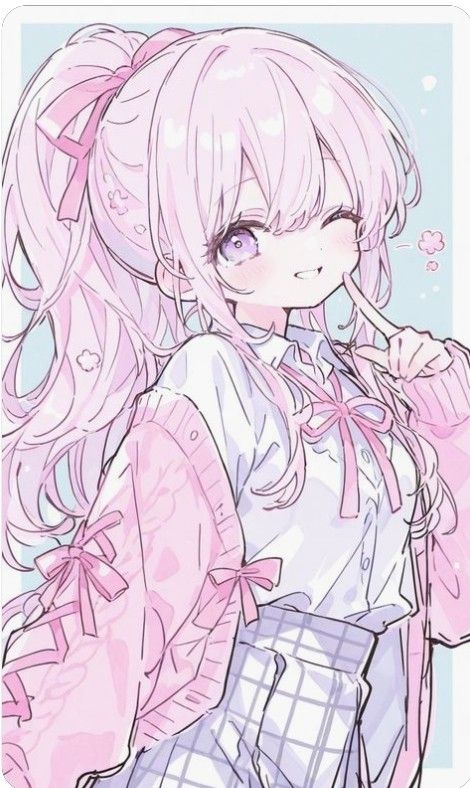 Hình Ảnh Anime Nữ Cute Ngọt Ngào Khiến Tim Tan Chảy 2