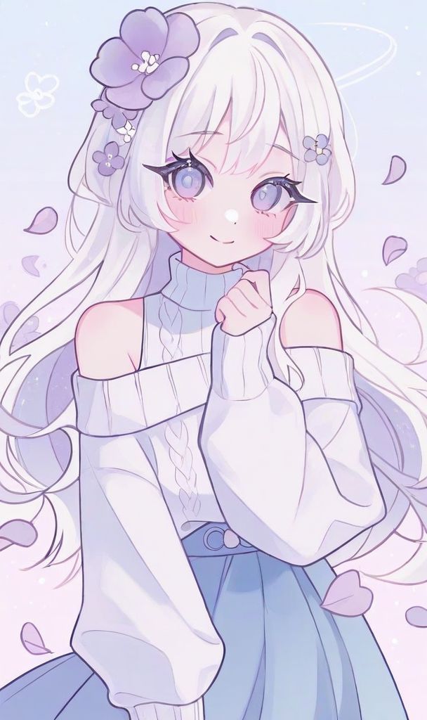 Hình Ảnh Anime Nữ Cute Ngọt Ngào Khiến Tim Tan Chảy 8