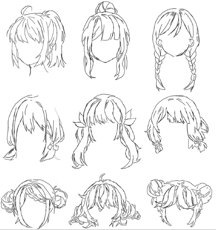 858+ Vẽ Tóc Anime Nữ Bay Bổng Mềm Mại Chuẩn Nhật Bản